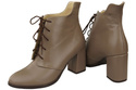 Shoes Boots Women Lace-up Spring / Fall natural leather 174 L ElitaBut