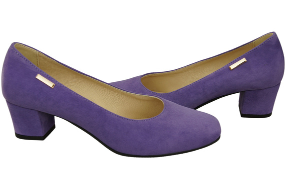 Comfortable Women's Shoes Pumps Natural Suede Leather 172 Z ElitaBut