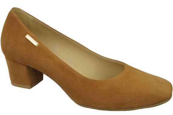 Comfortable Women's Shoes Pumps Natural Suede Leather 172 Z ElitaBut