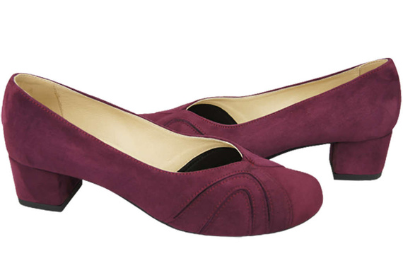 Women's shoes Suede leather pumps 786 Z ElitaBut