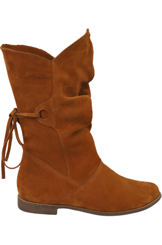 Shoes Women's boots Winter natural leather velor 999 Z ElitaBut