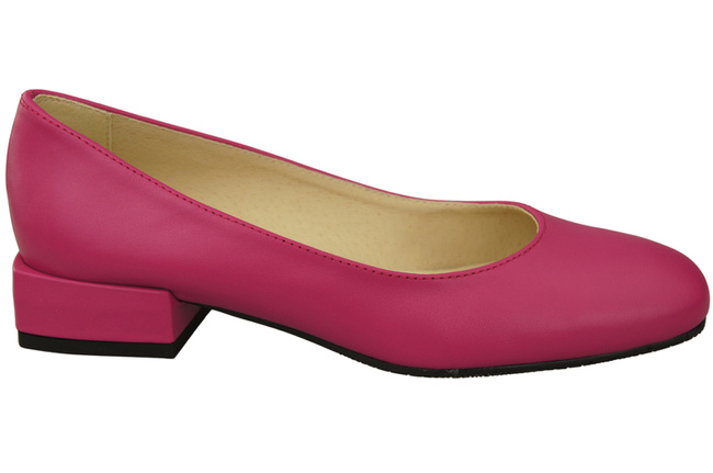 Comfortable Women's Shoes Flat Pumps, Natural Leather 204 ElitaBut