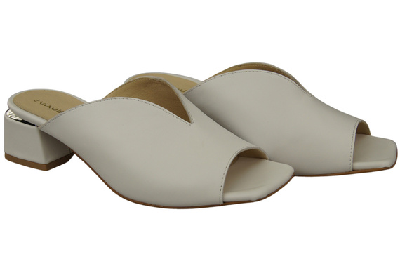 Women's Shoes High-Heeled Flip-Flops Natural Leather 210 ElitaBut