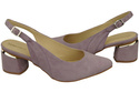 Women's Sandals in Natural Suede Leather - Elegance and Comfort 196 Z ElitaBut