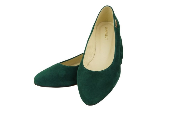 Women's shoes Ballerinas natural leather Suede 131 ElitaBut