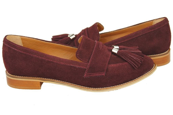 Shoes Women's loafers Natural Leather Velor 134 ElitaBut