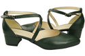 Women’s Leather Sandals with Straps Low Heel 223 ElitaBut