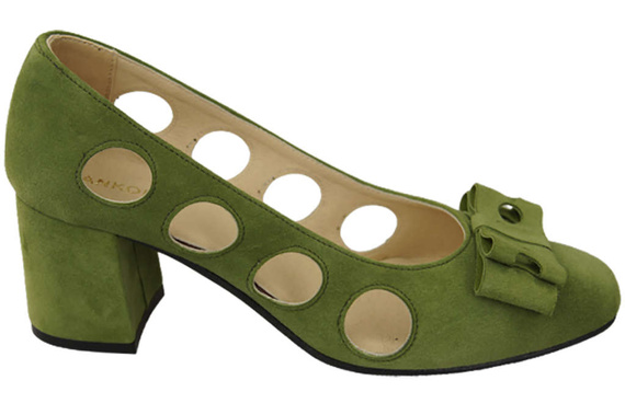 Women's shoes Pumps Natural leather suede 182 ElitaBut