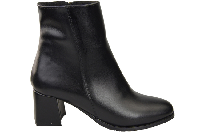 Women's Black Winter Ankle Boots Genuine Leather 214 From ElitaBut