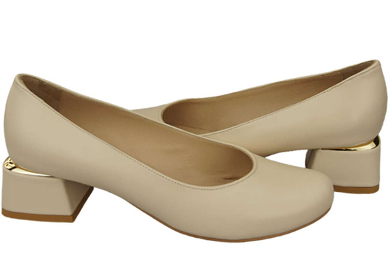 Women's shoes Pumps Natural leather 159 ElitaBut