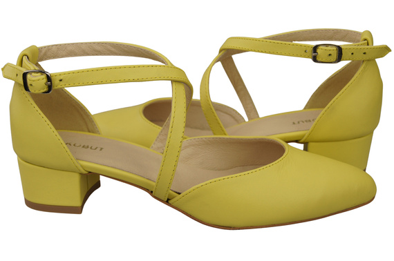 Women’s Leather Sandals with Straps Low Heel 223 ElitaBut