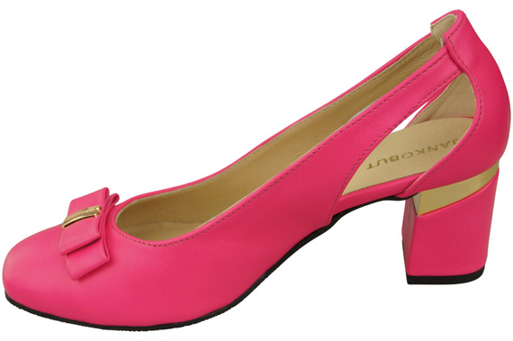 Shoes Women's pumps in Natural Leather with Decorative Heel 199 ElitaBut