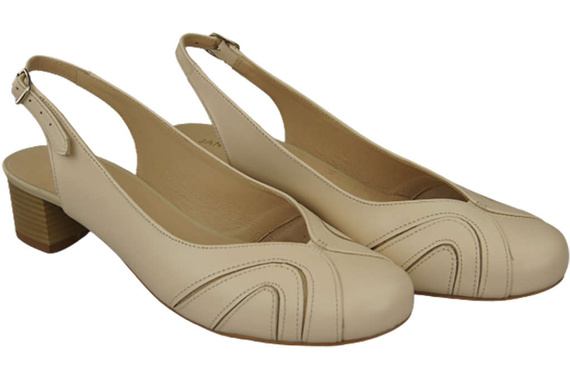 Footwear Women Sandals natural leather 842 ElitaBut