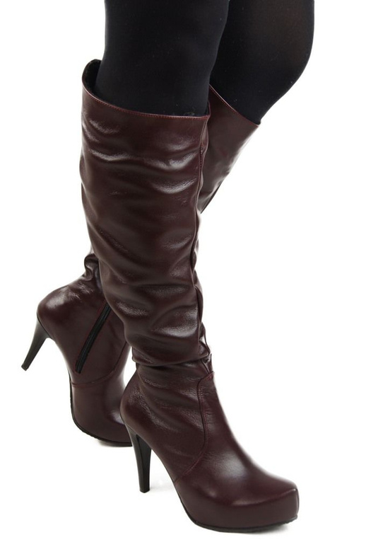 Footwear Women's boots Platform Natural Leather 120 ElitaBut