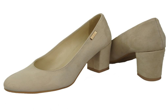 Women's Shoes Pumps Natural Leather Suede 125 ElitaBut