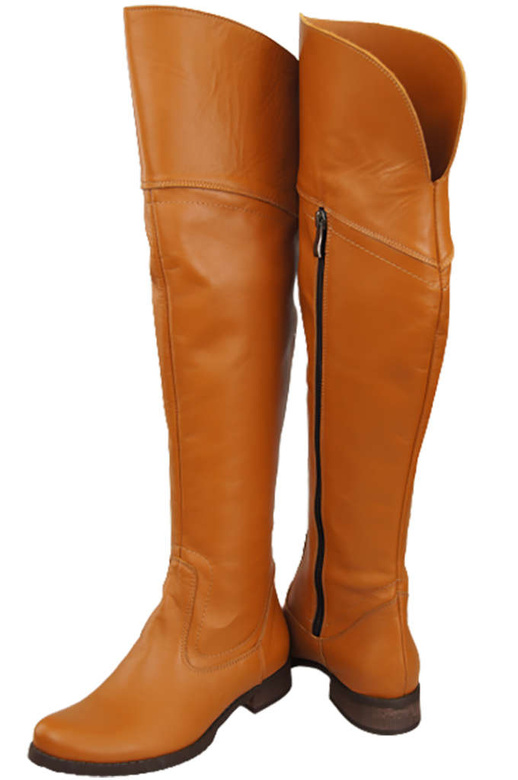 Shoes Boots Women Boots Over-the-knee boots Over-the-knee natural leather 638 ElitaBut