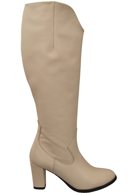 Stylish Footwear Women's Boots On A Heel Natural Leather 211 ElitaBut