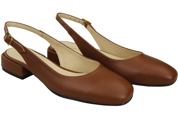 Women's Shoes Sandals Flat Heel Natural Leather 206 ElitaBut