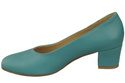 Obuwie Damskie Czółenka Skóra naturalna 172 Turkusowe ElitaBut