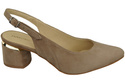 Women's Sandals in Natural Suede Leather - Elegance and Comfort 196 Z ElitaBut