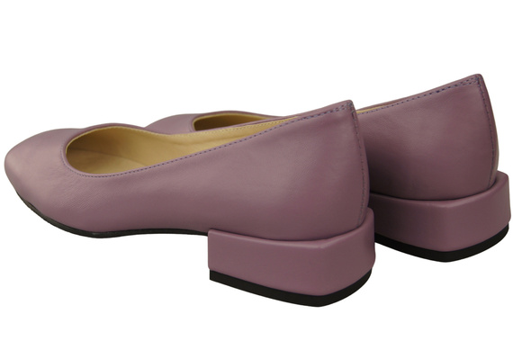 Comfortable Women's Shoes Flat Pumps, Natural Leather 204 ElitaBut