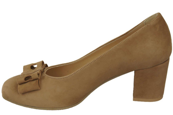 Women's shoes Pumps Natural leather suede 163 ElitaBut