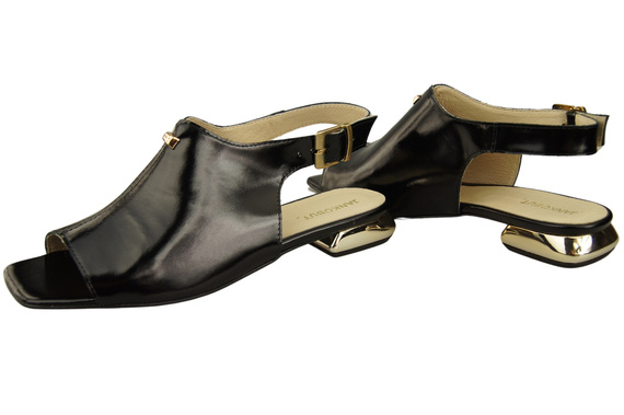 Comfortable Women's Shoes Sandals Flat Gold Heel Natural Leather 207 ElitaBut