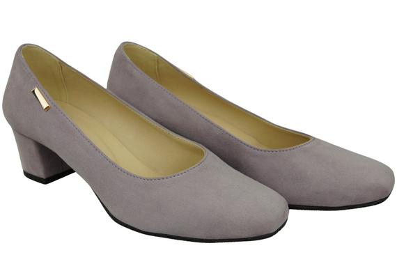 Comfortable Women's Shoes Pumps Natural Suede Leather 172 Z ElitaBut