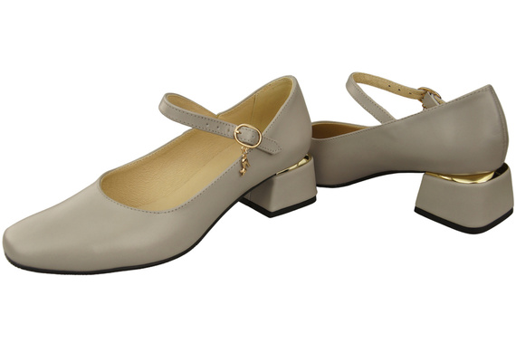 Women's shoes Pumps with a strap, natural leather 202 ElitaBut