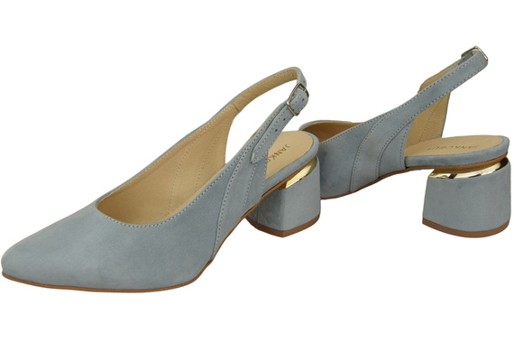 Women's Sandals in Natural Suede Leather - Elegance and Comfort 196 Z ElitaBut