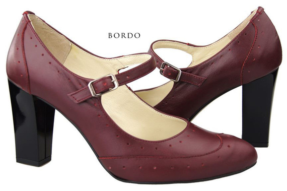 Women's shoes Pumps natural leather 958 ElitaBut