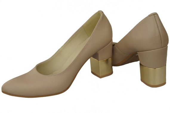 Women's shoes Pumps Natural leather 144 ElitaBut