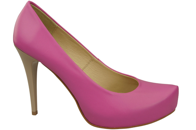 Women's shoes Pumps High heels natural leather 205 ElitaBut