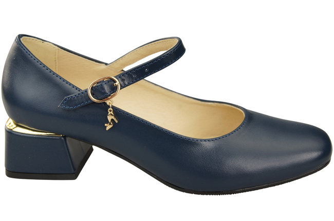 Women's shoes Pumps with a strap, natural leather 202 ElitaBut