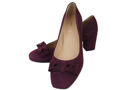 Women's shoes Pumps Natural leather suede 163 ElitaBut