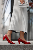 Women's shoes Pumps natural leather Lacquer 974 ElitaBut