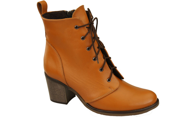 Shoes Boots for women Lace-up Winter natural leather 188 Z ElitaBut