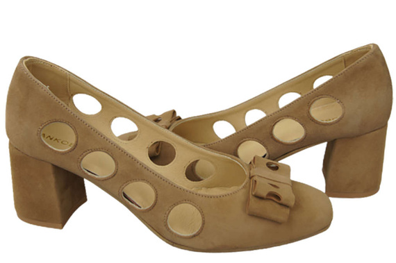 Women's shoes Pumps Natural leather suede 182 ElitaBut