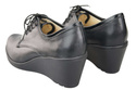 Shoes Women's Brogues On Wedge Natural leather 181 ElitaBut