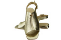 Comfortable Women's Shoes Sandals Flat Gold Heel Natural Leather 207 ElitaBut