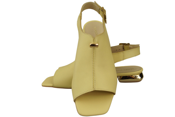 Comfortable Women's Shoes Sandals Flat Gold Heel Natural Leather 207 ElitaBut