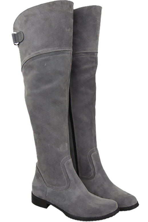 Shoes Boots Women Boots Over-the-knee boots Over-the-knee natural leather Velor 154 ElitaBut