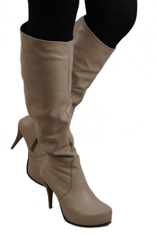 Footwear Women's boots Platform Natural Leather 120 ElitaBut