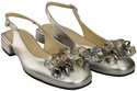 Women's Shoes Sandals with Crystals Natural Leather 215 ElitaBut