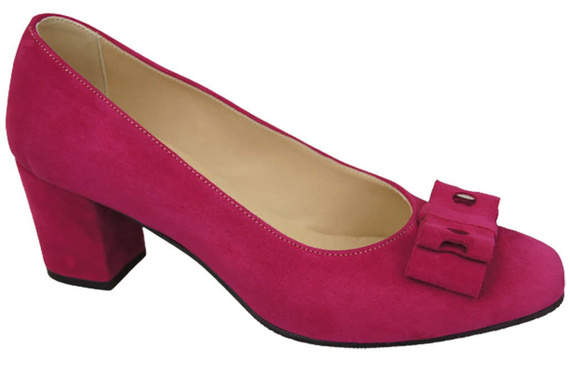 Women's shoes Pumps Natural leather suede 163 ElitaBut
