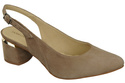 Women's Sandals in Natural Suede Leather - Elegance and Comfort 196 Z ElitaBut