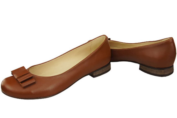 Women's Ballerinas Shoes Natural Leather 702 ElitaBut