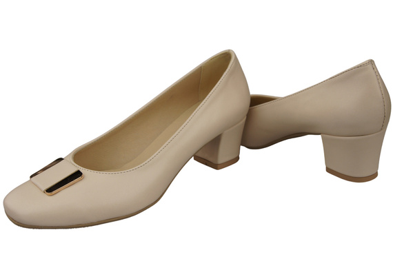 Women's shoes Pumps Natural leather 187 ElitaBut
