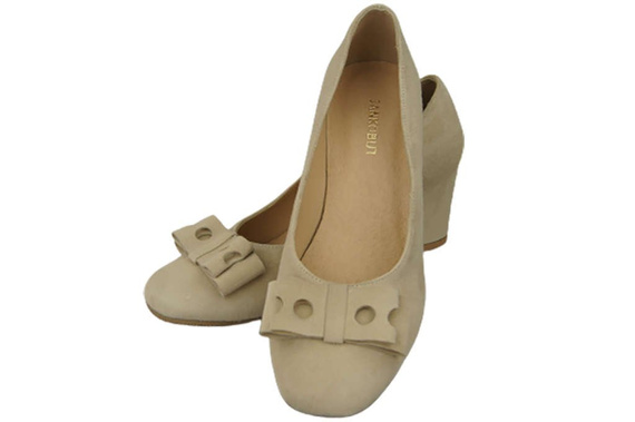 Women's shoes Pumps Natural leather suede 163 ElitaBut