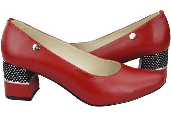 Women's shoes Pumps Natural leather 142 ElitaBut